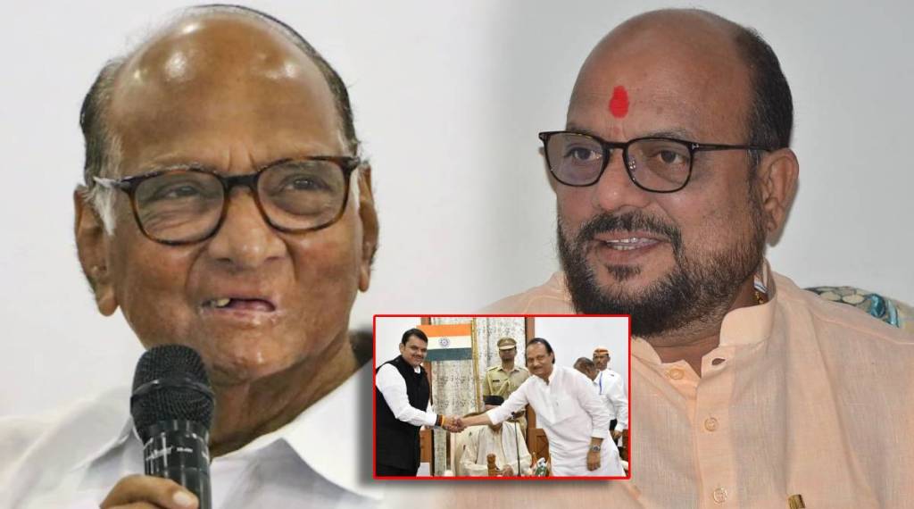 gulabrao patil on sharad pawar