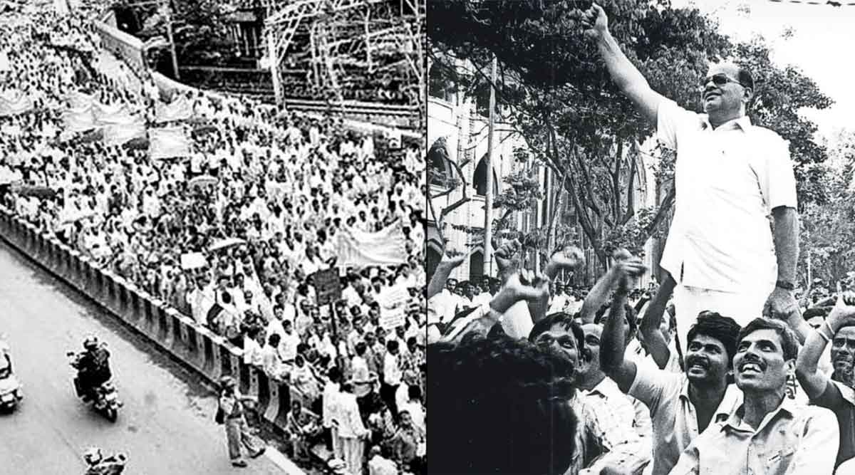 labour day 2022 strike of mill workers of 1982 in mumbai workers movement zws 70 | कामगार चळवळीचा अस्त..?