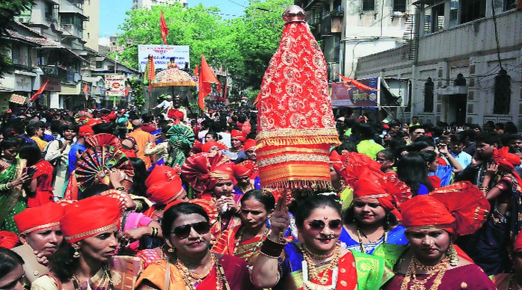 मुंबईत गुढीपाडव्याचा जल्लोष