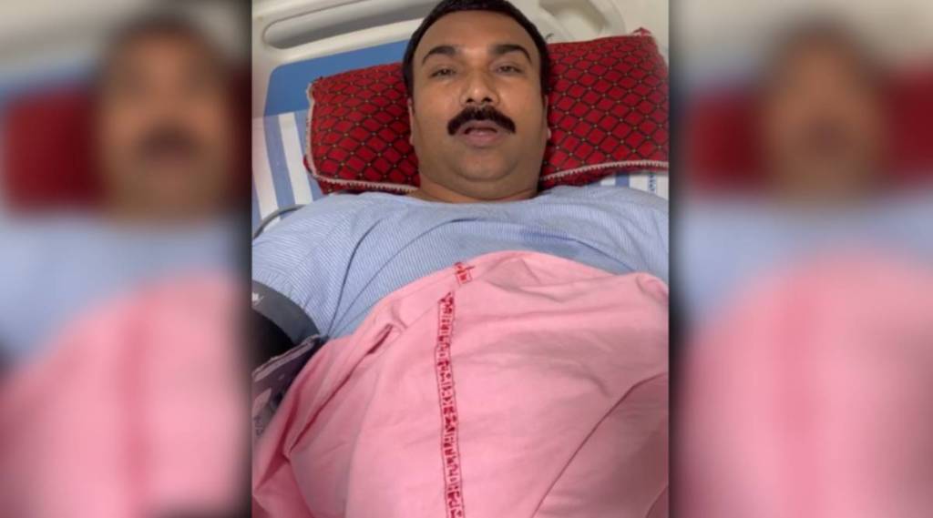 shivsena leader attacked in amravati
