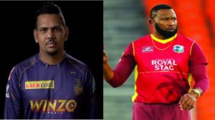 sunil narine and kieron pollard