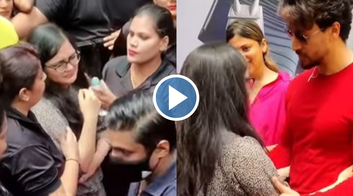 tiger shroff, tiger shroff fan fainted, heropanti 2, heropanti 2 promotion, tiger shroff video, tara sutaria टायगर श्रॉफ व्हिडीओ, टायगर श्रॉफ, टायगर श्रॉफ चाहती, हिरोपंती २, हिरोपंती २ प्रमोशन, टायगर श्रॉफ चित्रपट, टायगर श्रॉफ व्हायरल व्हिडीओ
