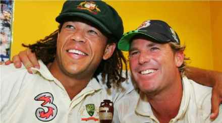 ANDRY SYMONDS AND SHANE WARNE