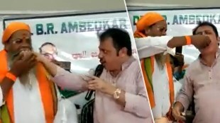 Congress MLA Zameer Khan feeds Dalit seer and then eats the same chewed food