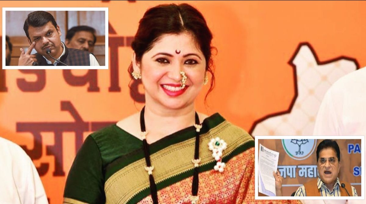 Shivsena, Deepali Sayyed, BJP, Uma Khapre, Kirit Somaiya, Chandrakant Patil