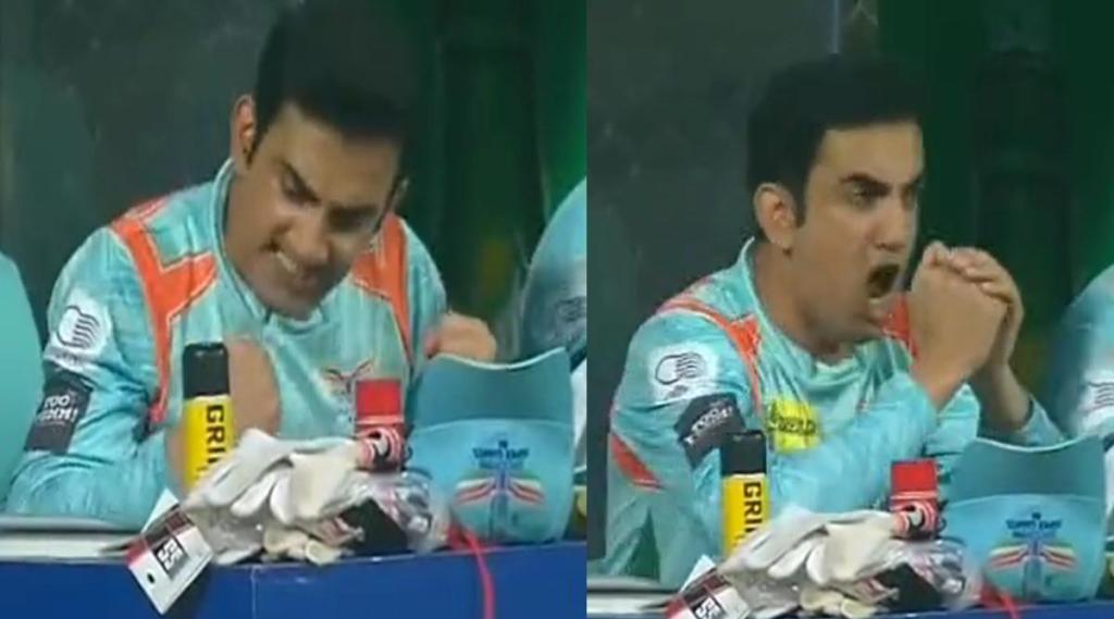 Gautam Gambhir abused in live match