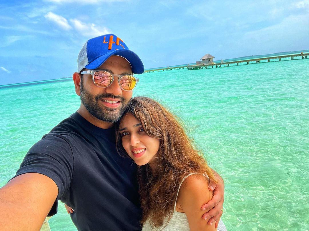 Rohit Sharma Ritika Sajdeh Maldives