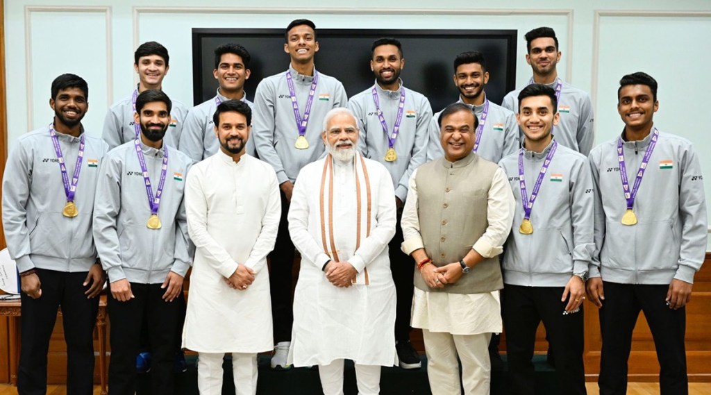 Thomas Cup विजेत्यांनी घेतली पंतप्रधान मोदींची भेट, कौतुक करतांना मोदी म्हणाले “ही काही… “