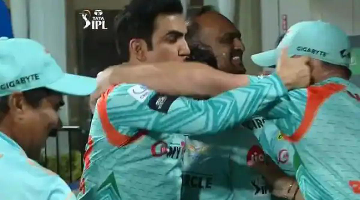 Gautam Gambhir reaction after LSG thumping win