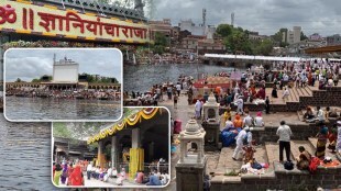 Crowd at Alandi for the departure of Sant Dnyaneshwar's chariot