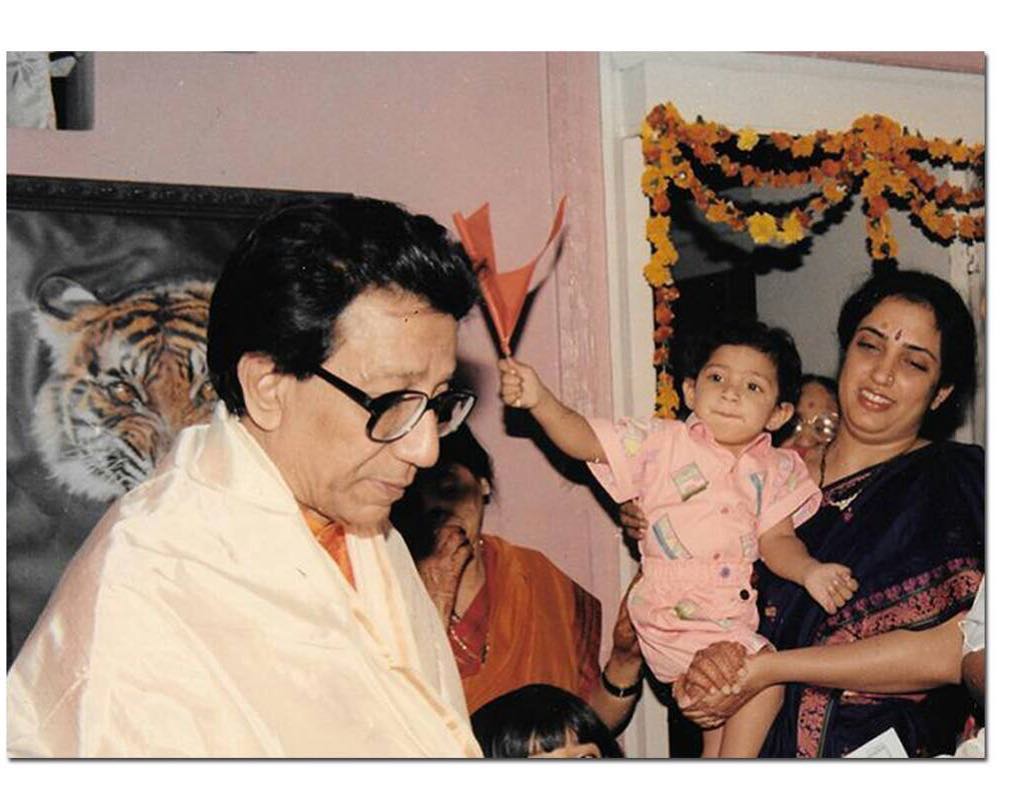 Aaditya Thackeray Childhood Photos Viral On Social Media