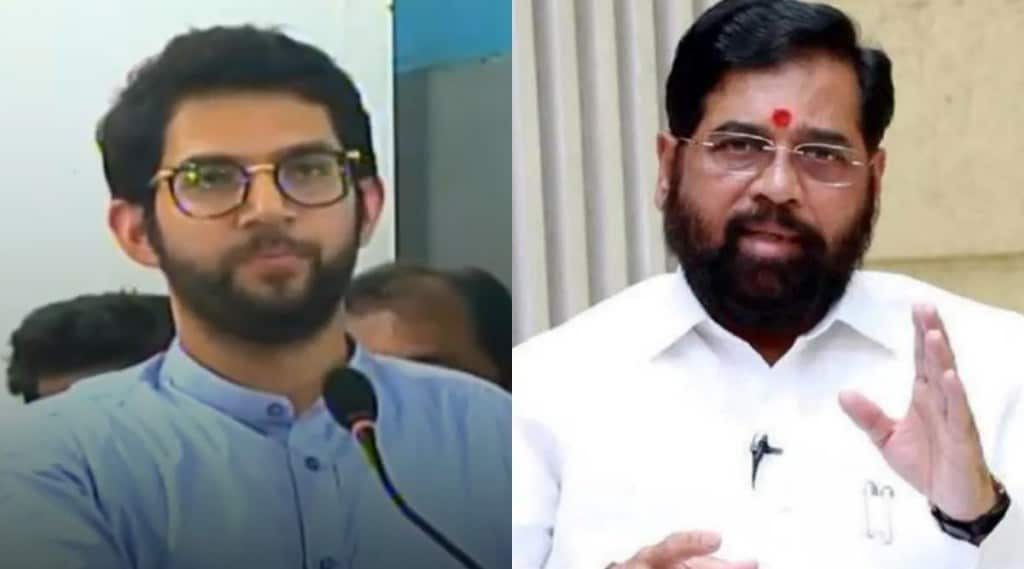 Aaditya Thackeray Eknath Shinde