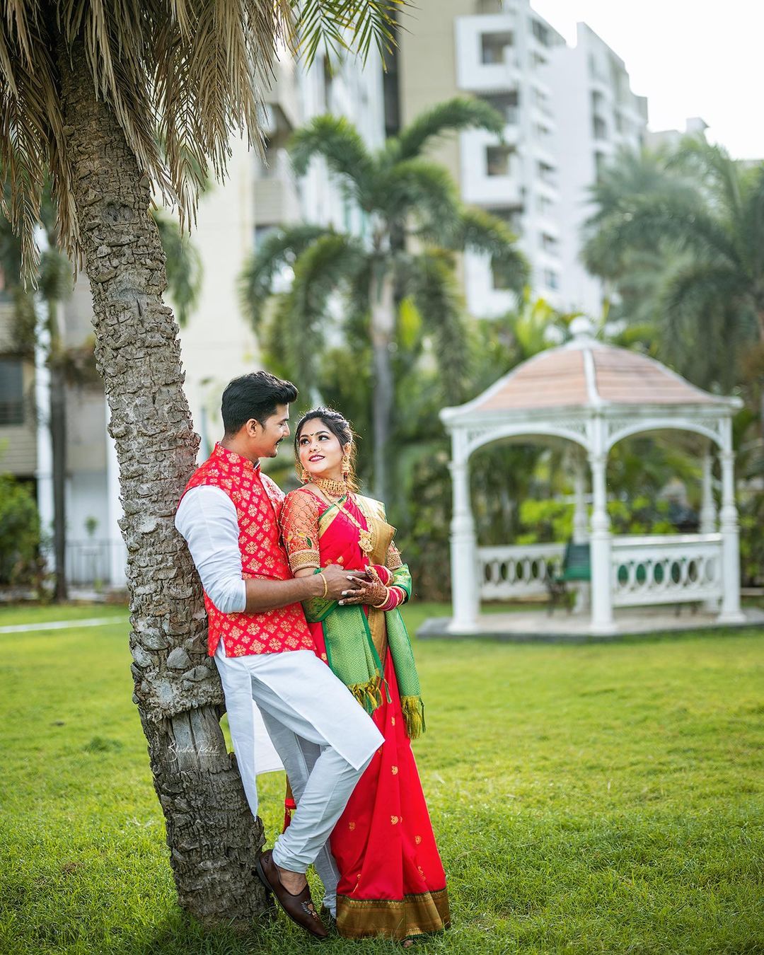 Abhijeet Shwetchandra Sejal Warde Engagement Photos