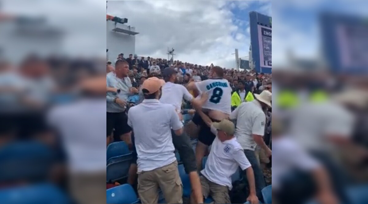 British Cricket Fans Fight