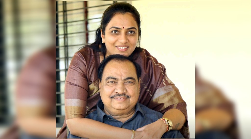 Eknath Khadse Rohini Khadse