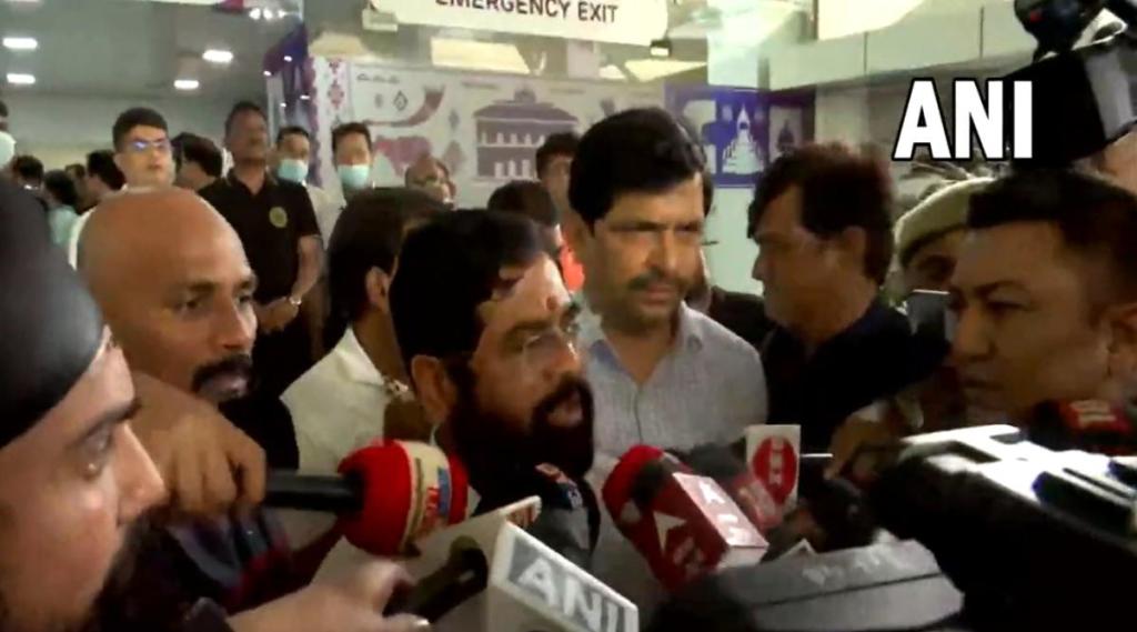 Eknath Shinde claims to have reached Guwahati