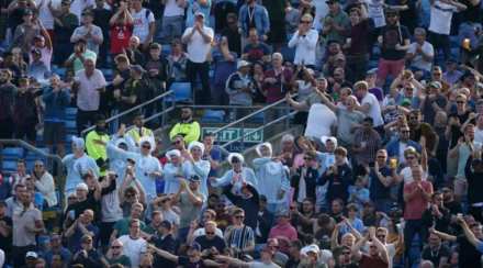 England Fans During Match Cocaine Fuelling Cricket Fans