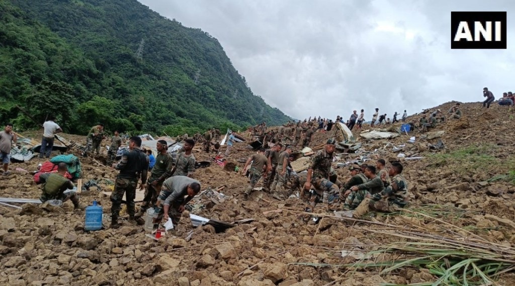 Manipur Landslide Assam Flood