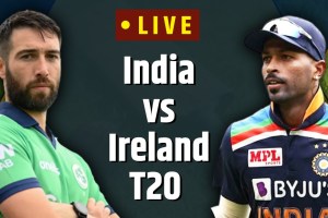 IND vs IRE 1st T20 Live Score