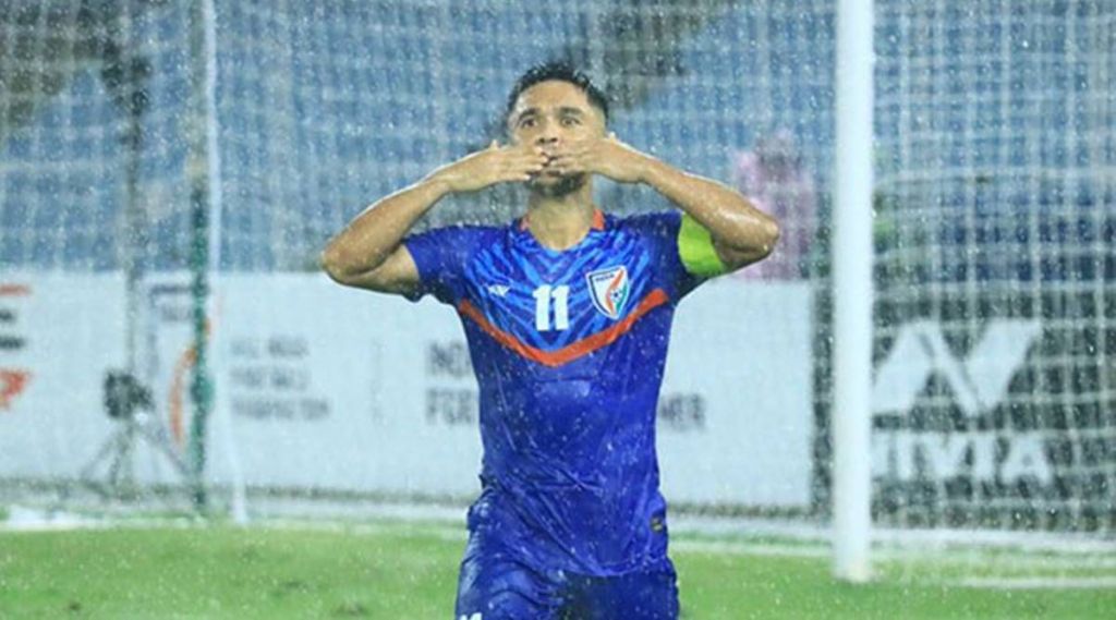 Sunil Chhetri makes it to top 5 goal scorers in international football