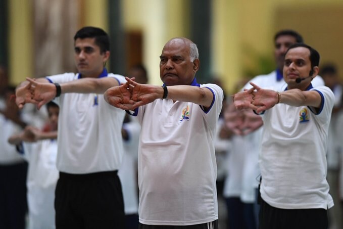 International Yoga Day 2022 celebration photos