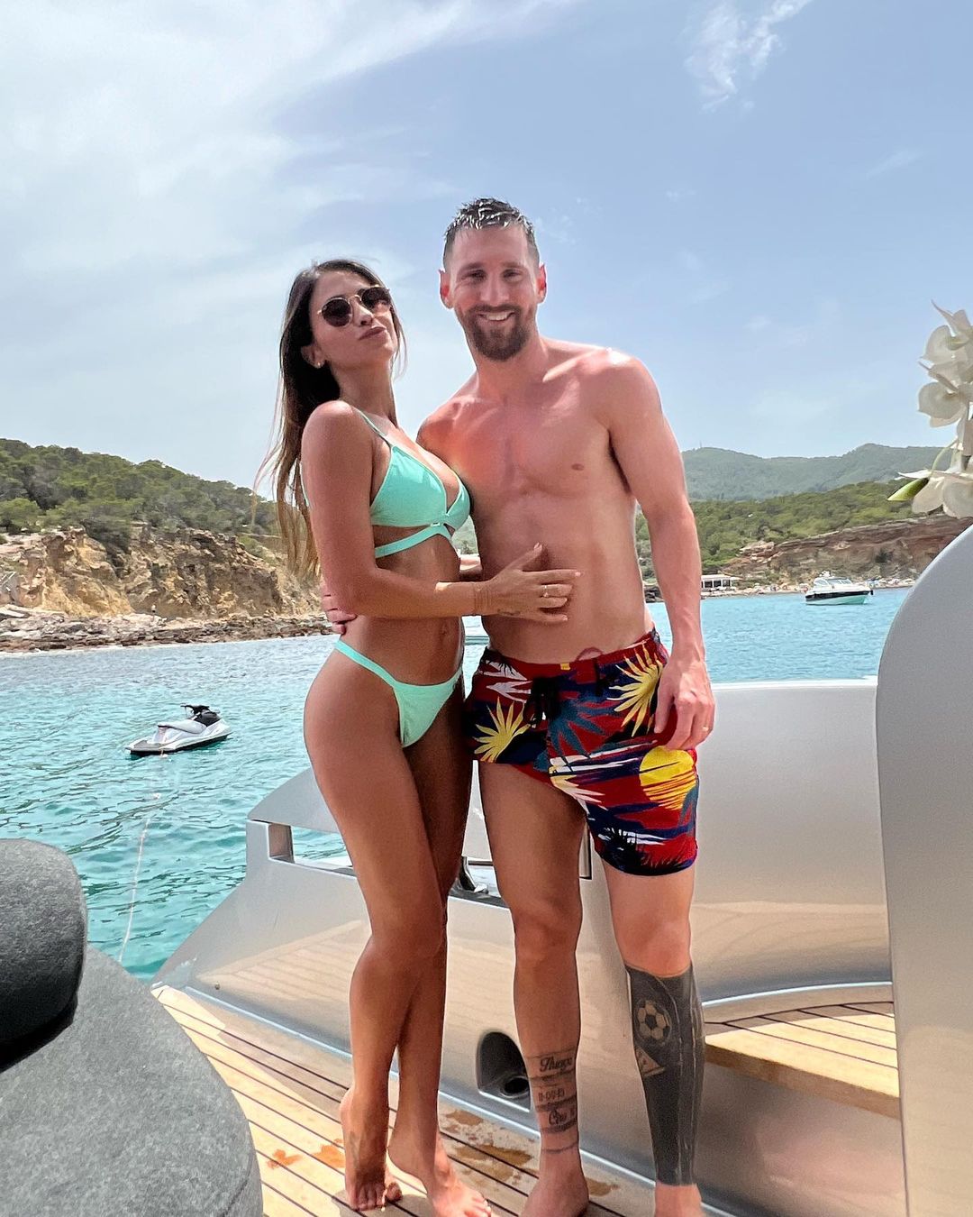 Lionel Messi and Antonela Roccuzzo