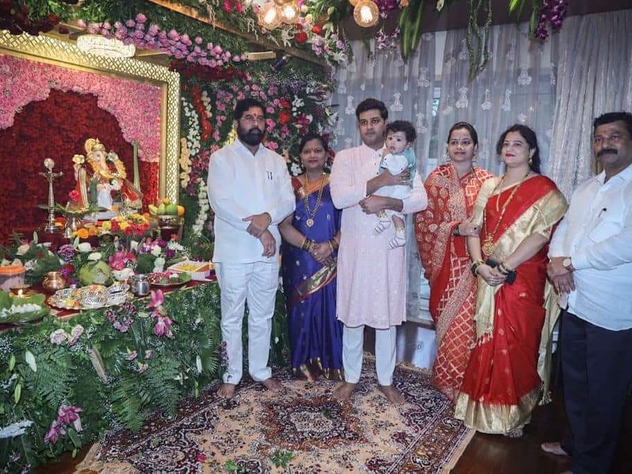 Maharashtra new CM eknath shinde family photos