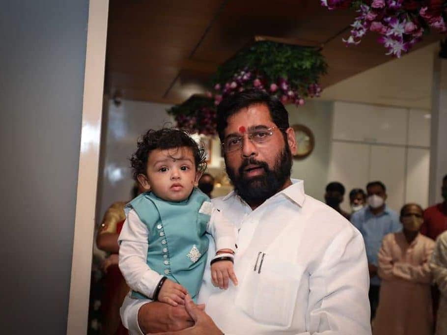 Maharashtra new CM eknath shinde family photos