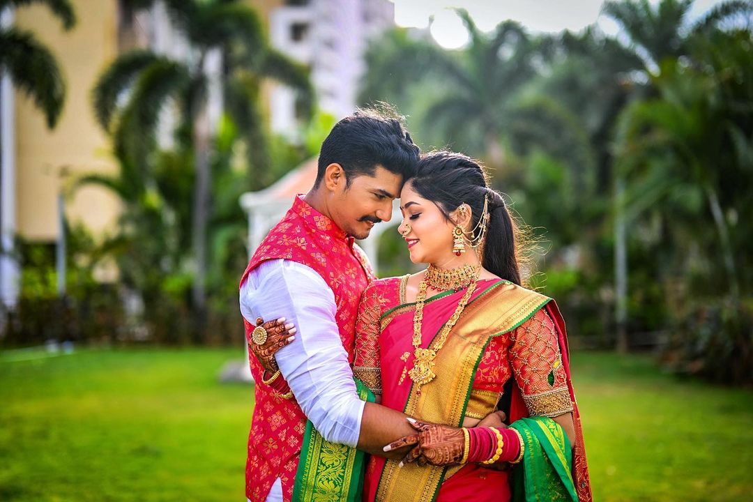 Marathi Actor Engagement Photos