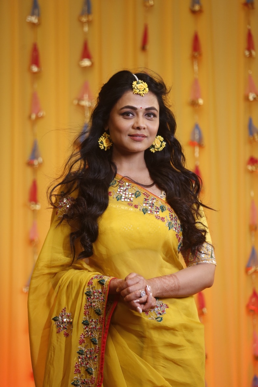 Mazi Tuzi Reshimgath serial Yash Neha Haldi Ceremony