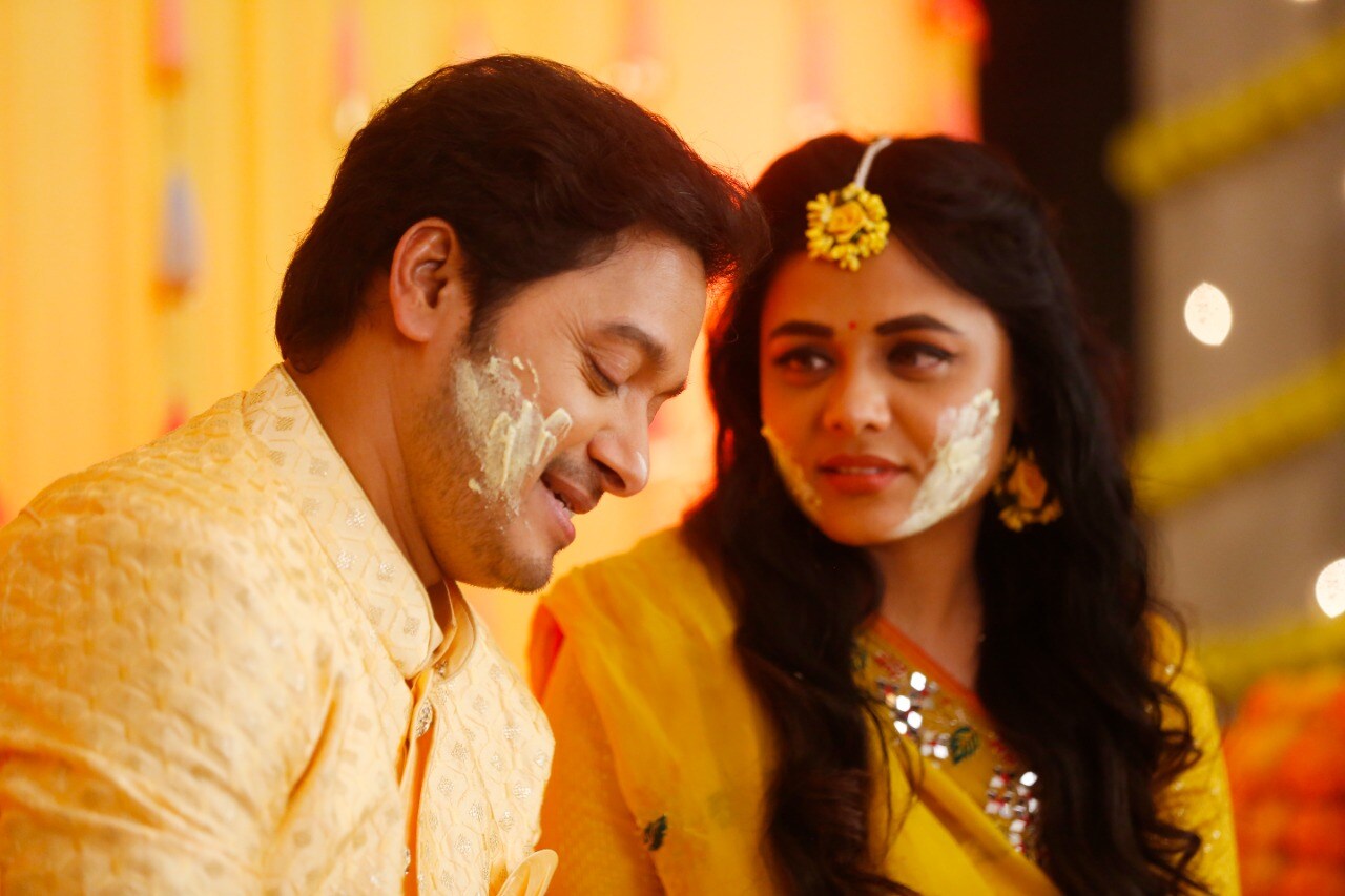 Mazi Tuzi Reshimgath serial Yash Neha Haldi Ceremony