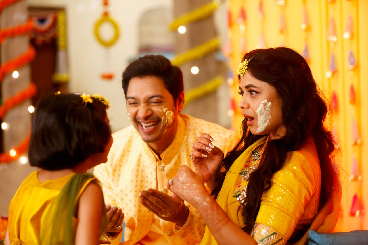 Mazi Tuzi Reshimgath serial Yash Neha Haldi Ceremony