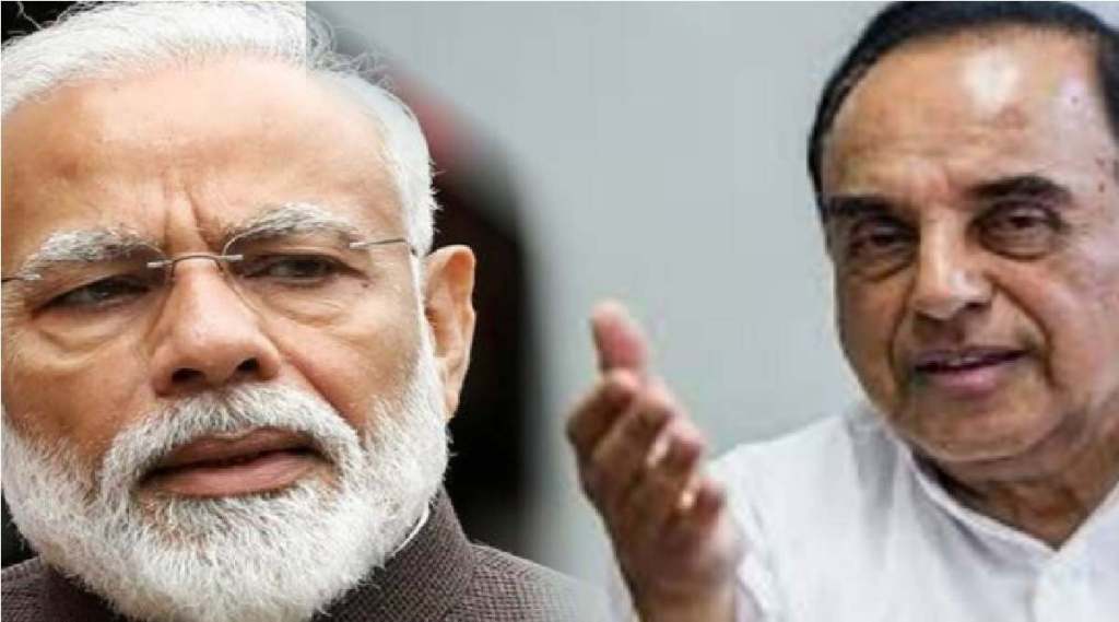 NARENDRA MODI AND SUBRAMANIAN SWAMY