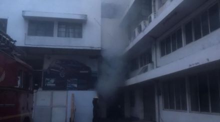 Fire in record room of Shivajinagar