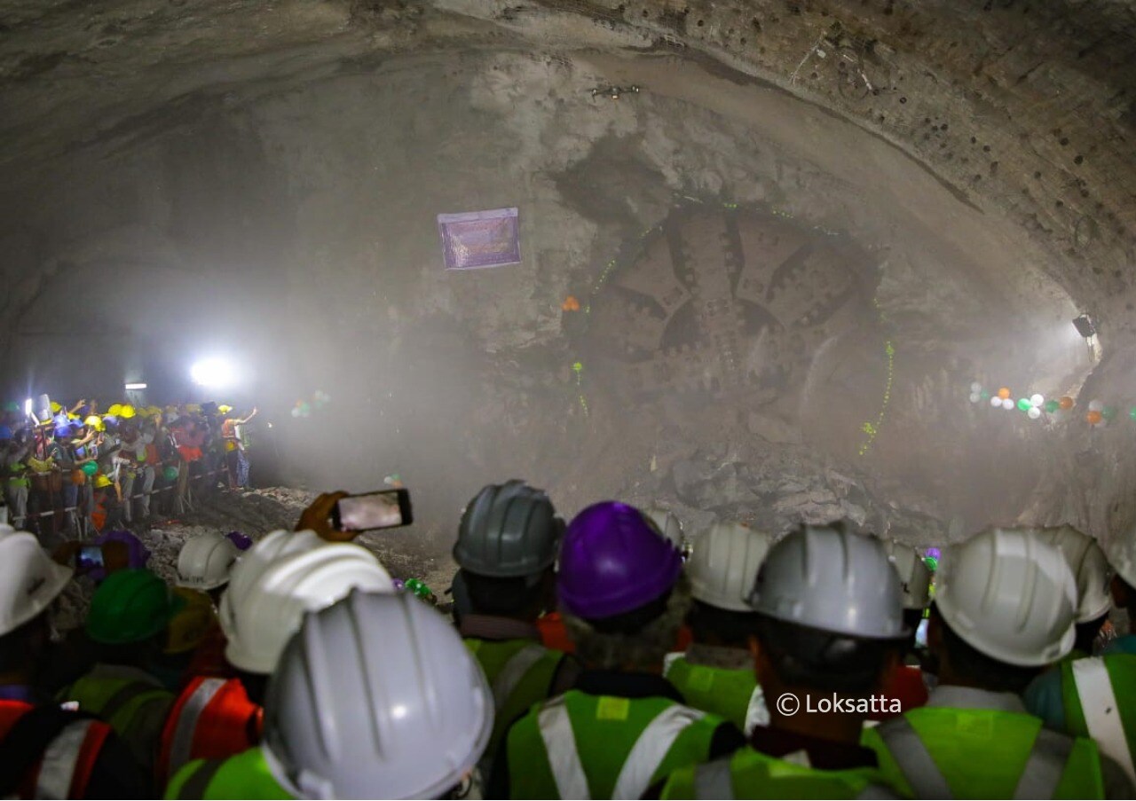 Pune Metro tunnel boring machine