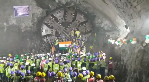 Pune Metro tunnel Pavana boring machine