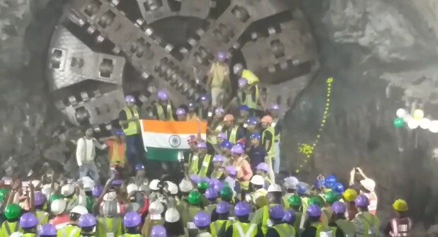 Pune Metro tunnel Pavana boring machine