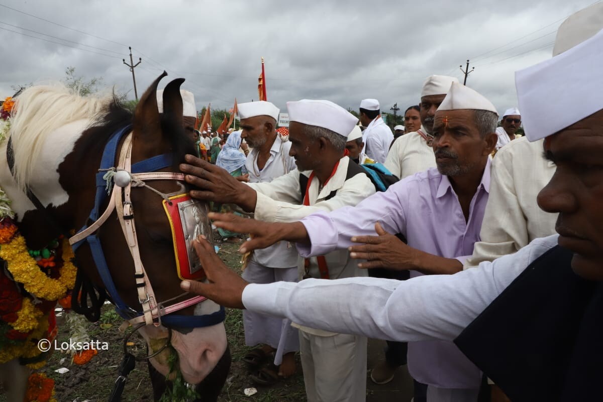 Saint Dyaneshwar Maharaj Palki Jejuri Maharashtra