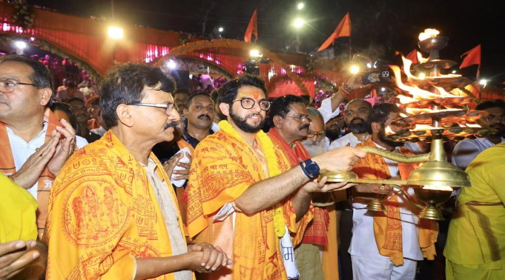 Sanjay Raut reaction on aditya thackeray Ayodhya tour