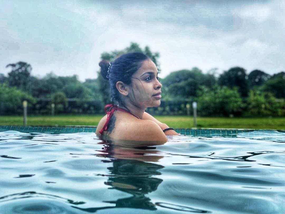 Sumona Chakravarti Bikini Look