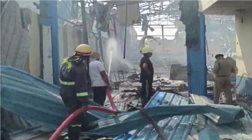 UP CHEMICAL FACTORY BLAST