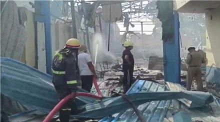 UP CHEMICAL FACTORY BLAST