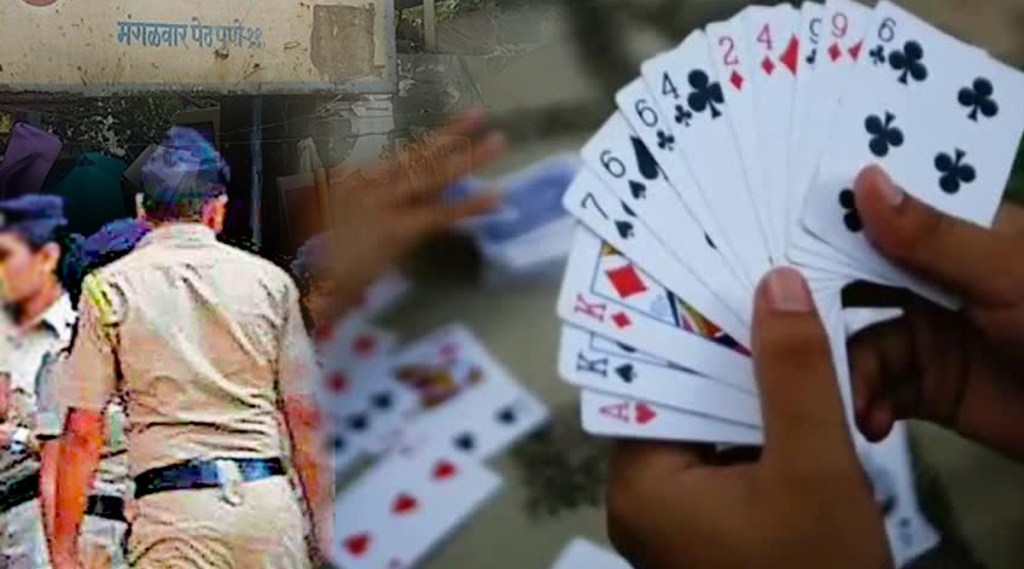 Pune Crime Branch police raids on gambling den