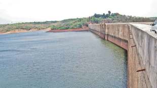 water storage in barvi dam