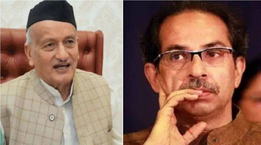 shivse party president uddhav thackeray criticized governor bhagat singh koshyari after Controversial Statement On Mumbai