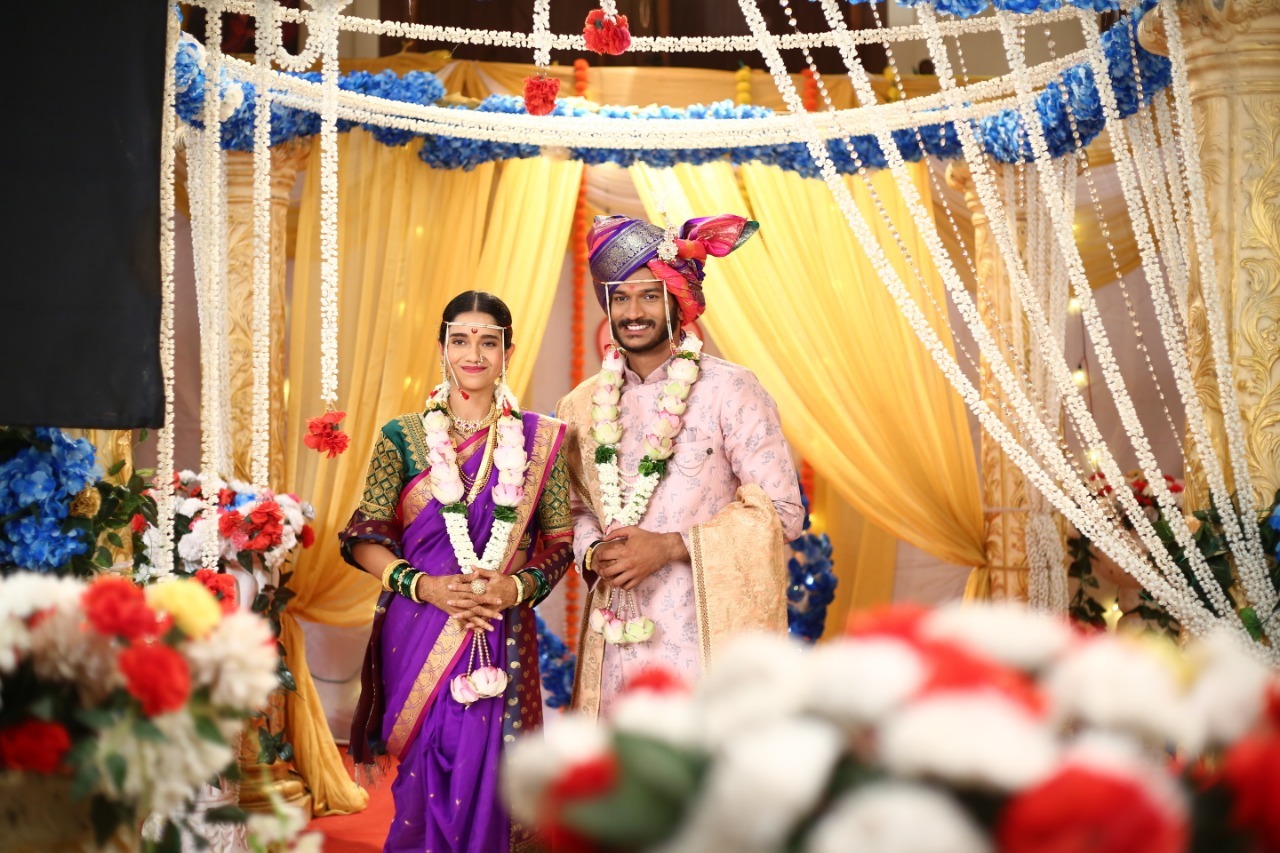 boss mazi ladachi marathi serial wedding photos