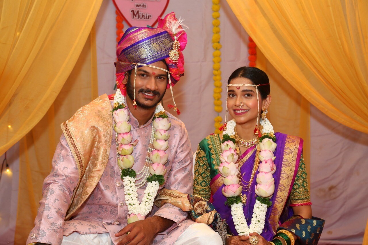 boss mazi ladachi marathi serial wedding photos