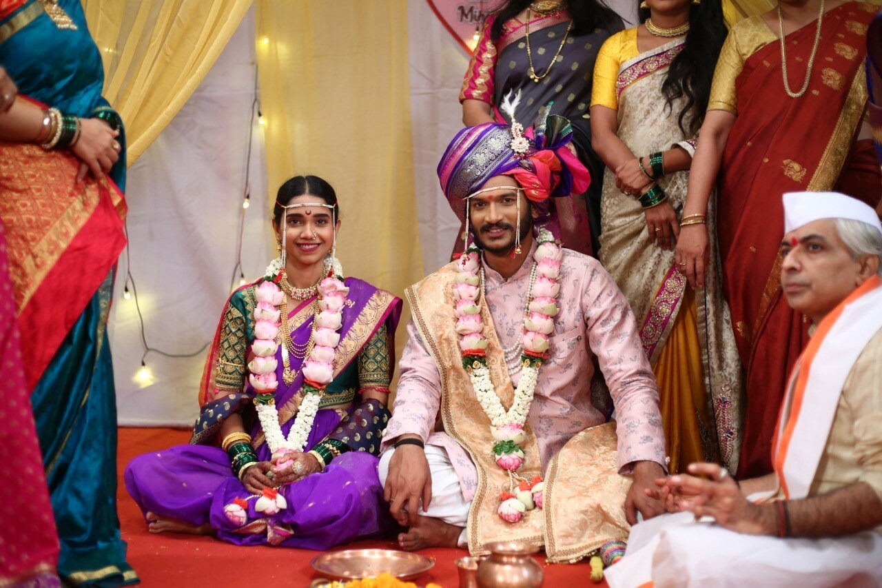 boss mazi ladachi marathi serial wedding photos