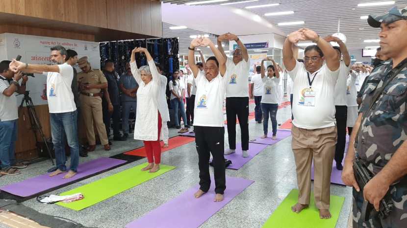 दरम्यान माणसांच्या आयुष्यात योग किती महत्वाचे आहे याचे महत्वही राणे यांनी सांगितले.