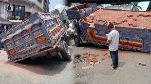 dombivli truck accident road road damage